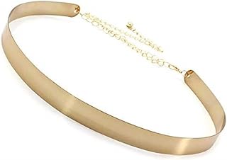 Ceinture en métal réglable pour femmes pour saris, robes occidentales, robes ethniques et vêtements de créateurs de fête (uni, largeur 1,38"). Catalogue géant, prix mini chez Diaytar Sénégal