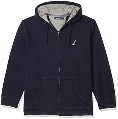 Sweat à capuche en polaire entièrement zippé nautica pour hommes