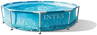 Cadre de piscine intex 28206 seaside 305 x 76 cm bleu