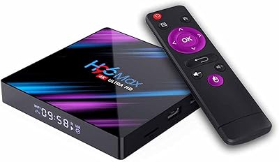 Boîtier tv, beone android 10.0 tv box h96 max rk3318, ram 4g +