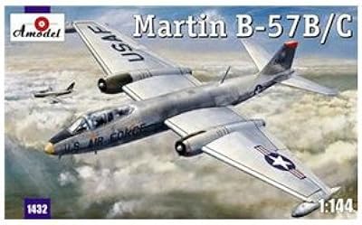 Un modèle de russie martin b-57b/c en plastique, échelle 1/144
