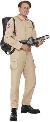 Déguisement smiffys ghostbusters pour homme sous licence officielle 52571l, beige, l - taille