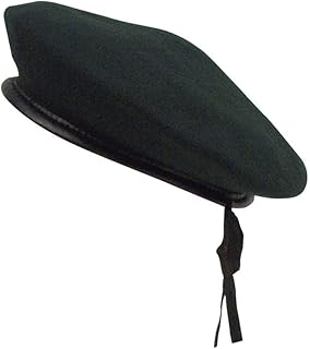 Béret de style béret en laine de l'armée américaine ge, noir, s