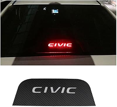 Jeyoda civic – autocollant de panneau de projection en acrylique pour feu stop