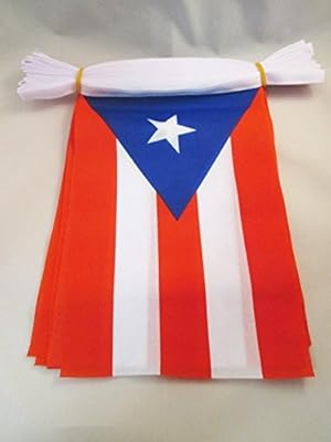 Az flag guirlande de drapeaux de porto rico 6 mètres 20 drapeaux 21