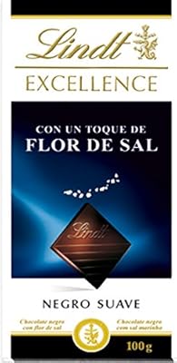 Chocolat noir lindt excellence au sel de mer 100 g