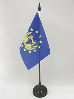 Drapeau de table des forces armées de l'union européenne 6\" x 4\"