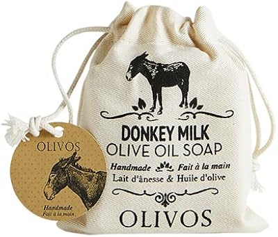Savon au lait d'ânesse à l'huile d'olive naturelle olivos (pochette) 150