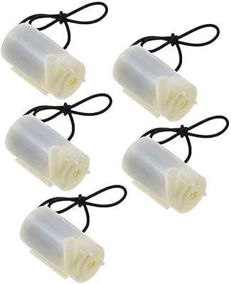 5 pièces dc 3-6v 120l/h mini pompe à eau submersible silencieuse et portable