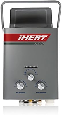 Kit de chauffe-eau à gaz portable sans réservoir iheat agl-5 5l 34 000/btu