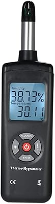 Thermo-hyrmomètre numérique lcd fagia, thermomètre de température et d'humidité, jauge de température