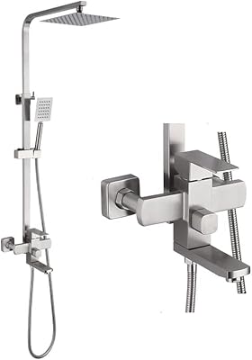 Ensemble de robinet de douche de luxe rokuime, ensemble mitigeur de douche à
