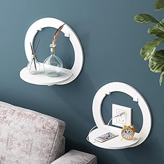 Étagères flottantes murales 2 pièces, présentoir, parfaites pour la décoration intérieure et l'affichage