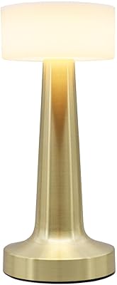 Lampe de table portable sans fil, led 3w 3000k couleur chaude, lampe