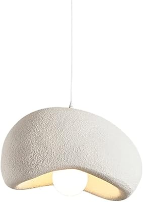 Lustre en résine wabi sabi de simplicité nordique lampe à suspension