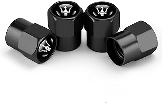 Bouchon de tige de valve de pneu de voiture hisport compatible avec maserati