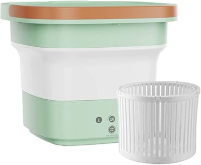 Mini lave-linge portable avec essoreuse à stérilisation par ultrasons avec panier de vidange