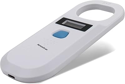 Lecteur de puces pour animaux netumscan, scanner portable emid, stockage de données rechargeable