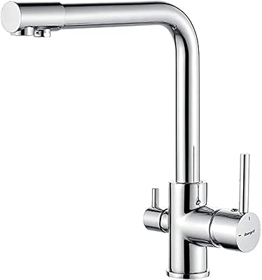 Ibergriff m22109 robinet de filtre à eau 3 voies mitigeur de robinet pivotant