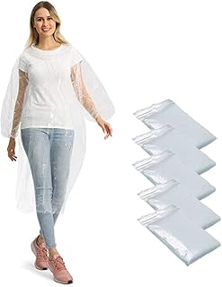 Poncho de pluie jetable unisexe adulte avec capuche et bonnet élastique, pour voyages