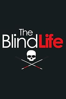 The blind life logo premium aveugle basse vision : planificateur de carnet