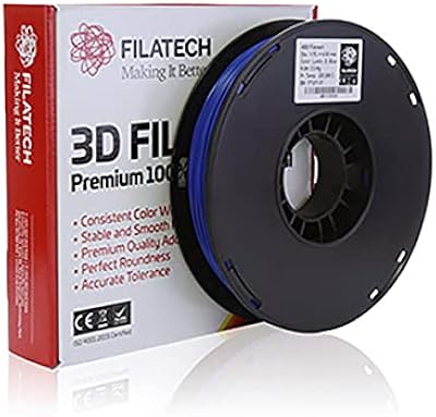 Filament d'imprimante 3d filatec abs 1,75-/+0,03 mm, 0,5 kg, lumen. bleu foncé