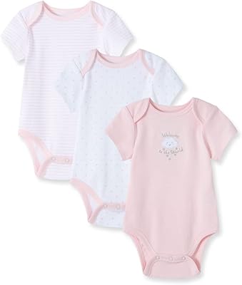 Ensemble de vêtements 3 pièces pour bébé fille en 100 %