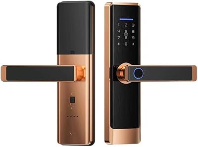 Serrure de porte intelligente bluetooth à empreinte digitale, contrôle de l'application tt lock