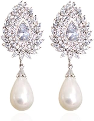 Boucles d'oreilles fusu pour femmes, diamant simulé en laboratoire, pendantes de taille coussin/ovale