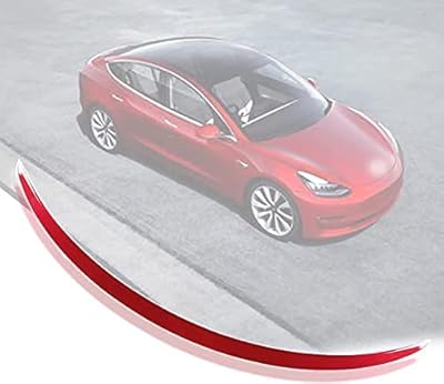 Aileron arrière en fibre de carbone the white shop pour tesla model 3