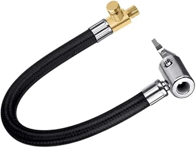 Adaptateur de tuyau de pompe de gonflage avec verrouillage de mandrin de pneu