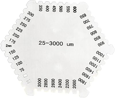 Jauge d'épaisseur de film humide felkis en acier inoxydable, peigne à film humide de haute précision, jauge hexagonale, peigne à film humide, revêtement humide de haute précision. Des économies garanties sur chaque commande avec Diaytar