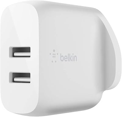 Chargeur mural double usb belkin 24 w type