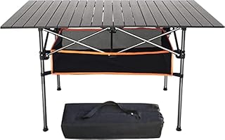 Table de camping pliante à hauteur réglable (95 x 72 55 cm)