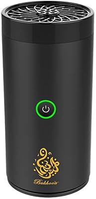 Brûleur d'encens de voiture rechargeable avec port usb type-c | noir