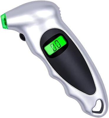 Manomètre numérique rétroéclairé pour pneus - remplissez vos pneus avec précision avec ce