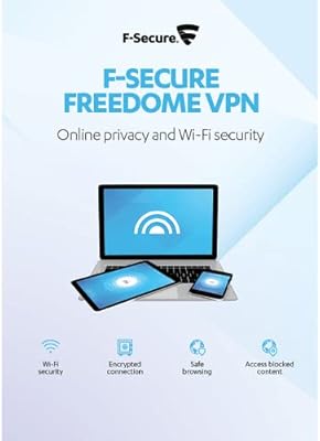 Vpn f-secure 1 an / 5 appareils - code d'activation par e-mail