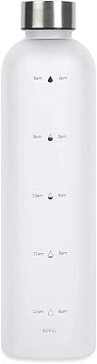 Bouteille d'eau potable tycom avec marqueur de temps - bouteilles d'eau 1 l