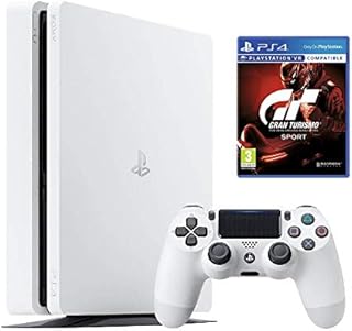 Playstation 4 slim 500 go 1 manette glacier white avec gran