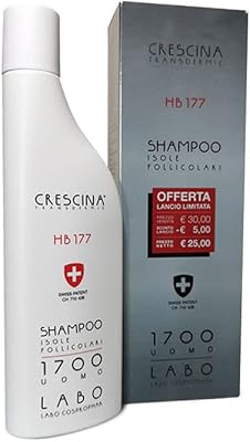 Labo cressina transderm hp 177 shampoing repousse des cheveux pour homme 1700 ml