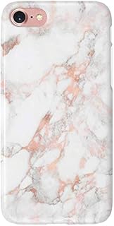Coque ucolor au design marbre or rose mat compatible avec iphone 6s/6/8/7/se 2e/se