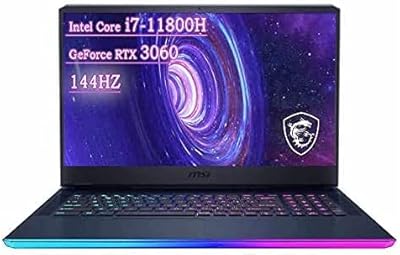 Ordinateur portable de jeu msi ge76 raider avec écran fhd de 173