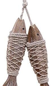 Poisson marin en bois à suspendre au mur ornements de décoration. Shopping en ligne au Sénégal ? Pensez Diaytar !