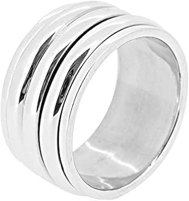 Bague en argent sterling 925 pour femmes et filles 11 mm de treasure