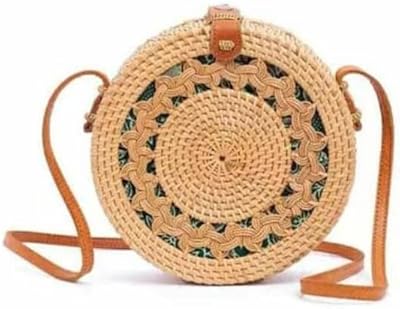 Sacs en rotin pour femmes, faits à la main en osier tissé