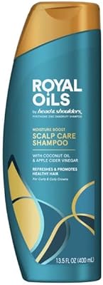 Head & shoulders royal oils moisture boost shampooing 400 ml (paquet de 2)