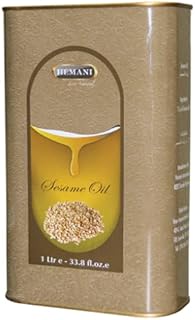 Huile de sésame hemani - 1 litre, 100% riche en vitamines, présente