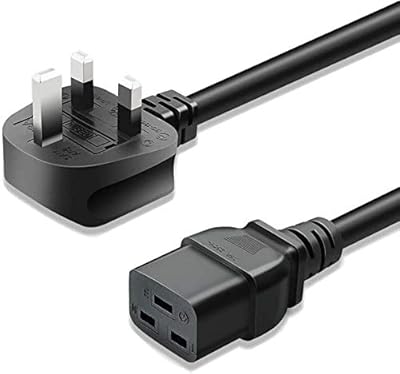 Câble d'alimentation c19 prise secteur britannique vers connecteurs de rallonge iec 320 c19