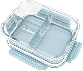 Boîte à lunch en verre elissa avec couvercle hermétique pour la conservation