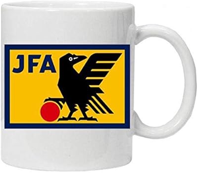 Tasse blanche de l'équipe nationale de football du japon
